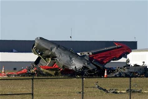 two historic military aircraft collided